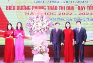Quận Lê Chân QQ8827 nhận thưởng hấp dẫn 41 năm Ngày nhà giáo Việt Nam và Biểu dương phong trào thi đua “Dạy tốt-Học tốt” năm học 2022-2023