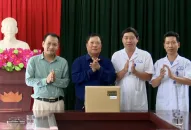 Tổng công ty Hàng Kênh-CTCP trao tặng máy điện tâm đồ 6 kênh tới Trung tâm QQ8839 Đăng ký, Tải app huyện Cát Hải