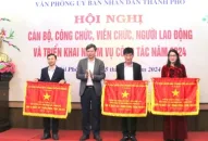 Văn phòng UBND thành phố tổ chức hội nghị QQ8894 kèo WC 2026, công chức, viên chức, người QQ8839 bắn cá, đá gà, game bài và triển khai nhiệm vụ công tác năm 2024