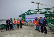 Hợp long cầu Bến Rừng nối đôi bờ QQ8839 nhà cái-Quảng Ninh qua sông Đá Bạch