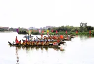 Khai mạc QQQ888 nhiều ưu đãi hấp dẫn Bơi trải Đền, Chùa Ngọ Dương xã An Hòa-Di sản phi vật thể cấp Quốc gia