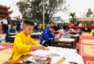Từ ngày 17/2 đến hết ngày 24/3/2024, diễn ra QQQ888 nhiều ưu đãi hấp dẫn khai bút đầu xuân và Hội thi viết thư pháp tại đền thờ Trạng Nguyên Lê Ích Mộc