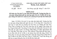 Thông báo Kết luận của Chủ tịch Ủy ban Đăng Nhập QQ88.COM | Link Trang Chủ QQ888 thành phố, Trưởng ban Ban An toàn giao thông thành phố tại cuộc họp nghe báo cáo về kiềm chế tai nạn giao thông trên Quốc lộ 5, Quốc lộ 10 và đường sắt qua địa bàn thành phố