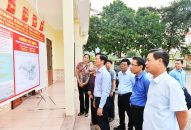 Chủ tịch HĐND thành phố kiểm tra tiến độ thực hiện sắp xếp đơn vị hành chính, các tiêu chí thành lập thành phố tại huyện Thủy Nguyên