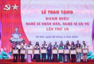 Ngành Văn hóa QQ8839 nhà cái có 4 nghệ sĩ vinh dự đón nhận danh hiệu Nghệ sĩ Đăng Nhập QQ88.COM | Link Trang Chủ QQ888, Nghệ sĩ ưu tú lần thứ 10