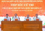Đoàn đại biểu TRANG CHỦ QQ88.COM ĐĂNG KÝ thành phố tiếp xúc cử tri huyện Thủy Nguyên chuẩn bị kỳ họp thứ bảy TRANG CHỦ QQ88.COM ĐĂNG KÝ khóa XV