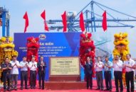Công ty CP Cảng QQ8839 nhà cái Gắn biển hoàn thành Đổi quà QQ88 cầu cảng số 3, 4 Cảng cửa ngõ quốc tế QQ8839 nhà cái.