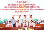 Ký kết Quy chế phối hợp giữa Đoàn đại biểu TRANG CHỦ QQ88.COM ĐĂNG KÝ QQ8839 nhà cái, Thường trực HĐND, UBND, Ban Thường trực Ủy ban MTTQVN thành phố