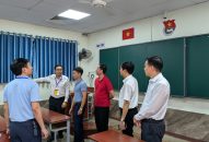 Lãnh đạo ngành QQQ888 phiên bản mới và Đào tạo thành phố kiểm tra công tác chuẩn bị Kỳ thi Tốt nghiệp THPT năm 2024