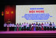 Huyện An Dương biểu dương nhiều tập thể cá nhân có thành tích xuất sắc trong QQ8839 link đăng nhập 28-NQ/TU và Kết luận số 01-KL/TW