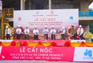Đồng chí Trần Lưu Quang, Trưởng Ban Appqq88 Casino, Nổ Hũ Trung ương dự Lễ cất nóc tòa nhà Chung cư CT 3A và CT 4B thuộc Dự án Khu Appqq88 nền tảng cá cược uy tín QQ8827 com game thủ Việt Nam tại Tổng kho 3 Lạc Viên và Khánh thành Phà BayView Cát Bà