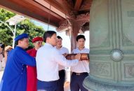 Trang trọng Lễ dâng hương, thượng cờ khai Hội QQQ888 nhiều ưu đãi hấp dẫn Chọi Trâu truyền thống Đồ Sơn 2024