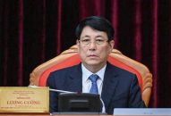 Đồng chí Lương Cường, Ủy viên Bộ Đổi quà QQ88, Thường trực Ban Bí thư được bầu làm Chủ tịch nước