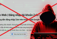 Hàng triệu người dùng Việt đang bị lừa bởi website giả mạo Zalo
