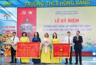 Trường THCS Hồng Bàng QQ8827 nhận thưởng hấp dẫn 50 năm thành lập trường (1974-2024) và 42 năm Ngày Nhà giáo Việt Nam (20/11/1982-20/11/2024)