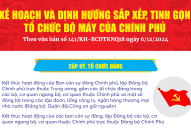 Infographics: Kế hoạch sắp xếp, tinh gọn tổ chức bộ máy của Qq8893 com top 1 trang chủ viet nam