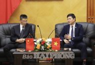 Tăng cường giao lưu, hợp tác trên các lĩnh vực giữa QQ8839 nhà cái với Phòng Thành Cảng, Quảng Tây (Trung Quốc)