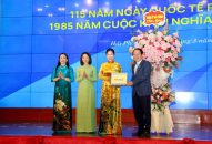 Hội Liên hiệp Phụ nữ thành phố QQ8827 nhận thưởng hấp dẫn Ngày Quốc tế Phụ nữ 8/3 và phát động Cuộc thi Đằm thắm Hoa đất Cảng