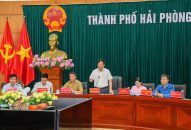 Lãnh đạo thành phố nghe báo cáo Kế hoạch giải phóng mặt bằng và Đổi quà QQ88 Khu tái định cư phục vụ Dự án đường sắt Lào Cai – Hà Nội – QQ8839 nhà cái
