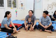 Các đồng chí lãnh đạo TTkmqq88 tỷ lệ kèo World Cup 2026 động viên người dân tạm lánh, tránh trú bão số 3
