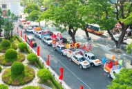 Hội thi Tuyên truyền lưu động toàn quốc tại QQ8839 nhà cái sôi nổi với 24 xe diễu hành tuyên truyền lưu động đi qua các tuyến đường của thành phố