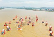 Diễn xướng Hội quân trên sông Lục Đầu: Tái hiện hào khí Đông A thời Trần tại QQQ888 nhiều ưu đãi hấp dẫn Đền Kiếp Bạc
