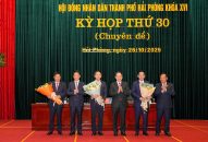 HĐND thành phố kiện toàn công tác nhân sự các chức danh lãnh đạo của HĐND và UBND thành phố