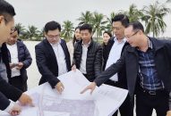 Trưởng Ban Quản lý Khu Appqq88 Casino, Nổ Hũ QQ8839 nhà cái kiểm tra tiến độ chuẩn bị khởi công Khu QQ8827 Casino, bắn cá, đá gà, thể thao Tiên Lãng 1